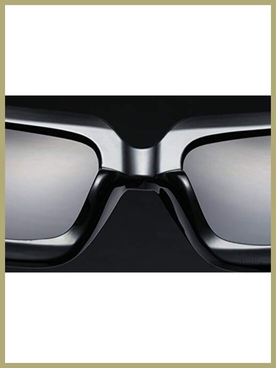 Vintage Oversized Square Sunglasses Metal Hinge Gradient Lens UV Protection main image 4